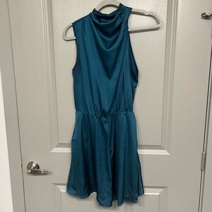 Amazon Teal Romper